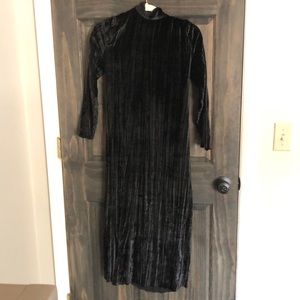 MASCOB Velvet crinkle dress